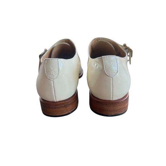 The Office Of Angela Scott Mr. Colin patent monk strap shoe Ivory, Size 37 / 6.5 - Picture 2 of 13